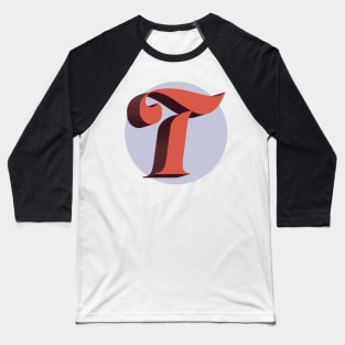 Letter T Monogram Baseball T-Shirt